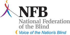 NFB Logo and tagline - Voice of the Nation's Blind